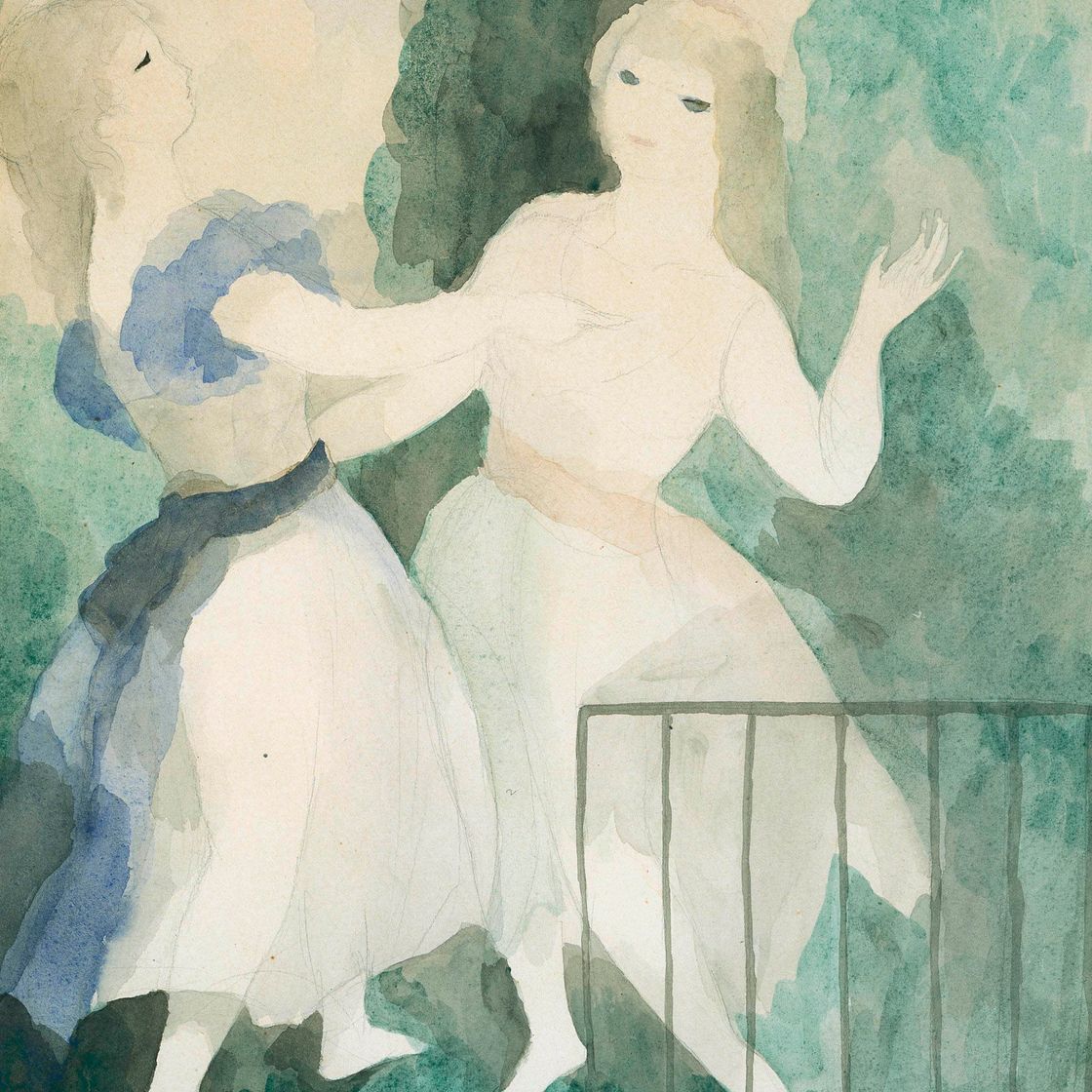 Marie Laurencin — Двое молодых женщин