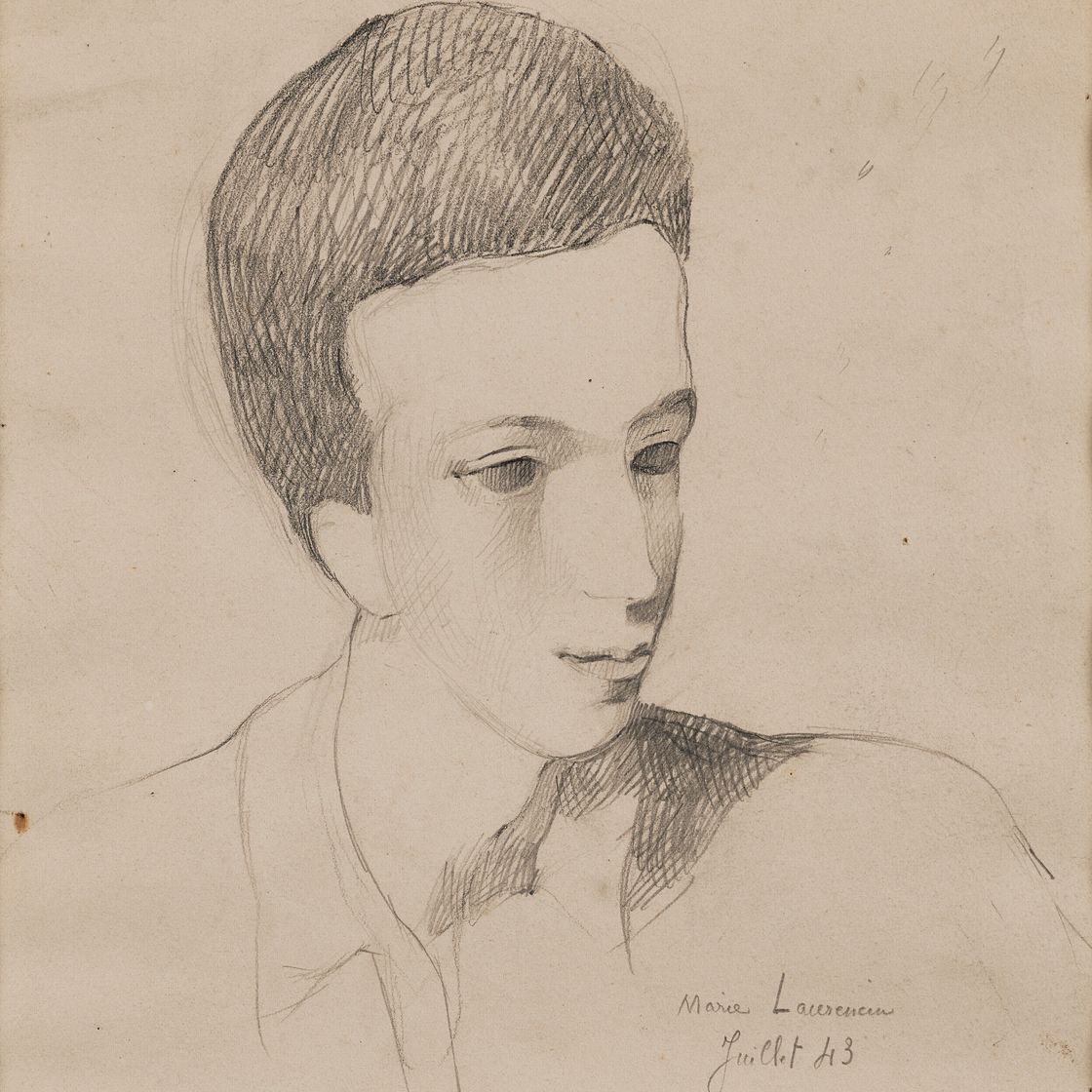 Marie Laurencin — Портрет Ролана Пети