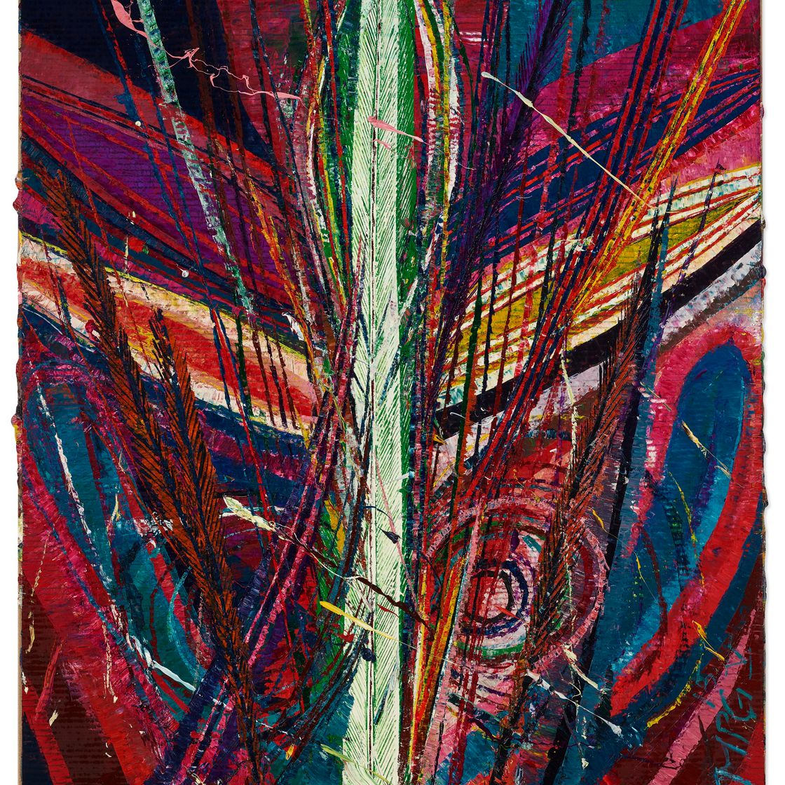 Mark Grotjahn — Без названия (Неиндейское лицо №5 45.60), изображение 1