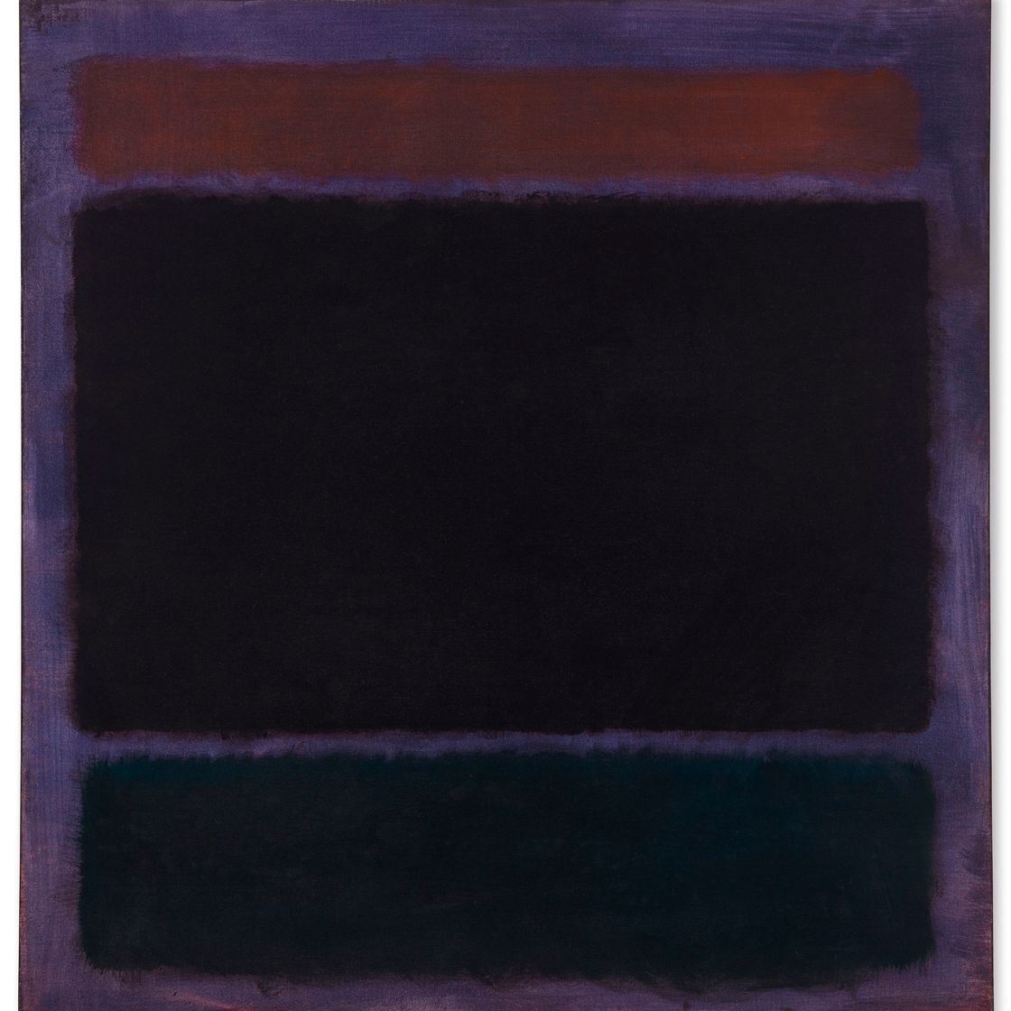 Mark Rothko — Без названия (Ржавчина, черный цвет сливы)