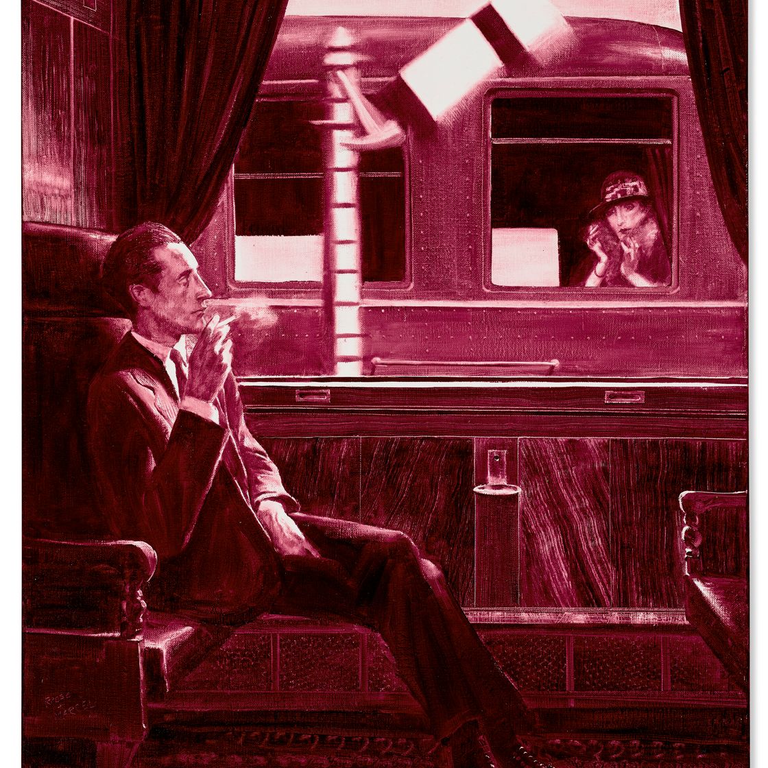 Mark Tansey — Подготовка к "Произнесению", изображение 1