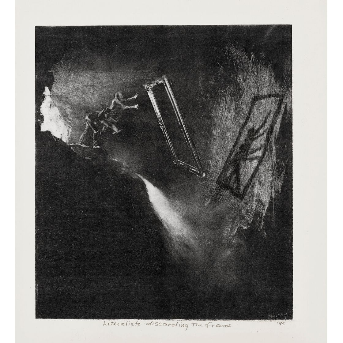 Mark Tansey — Буквалисты, отбрасывающие рамки, изображение 3