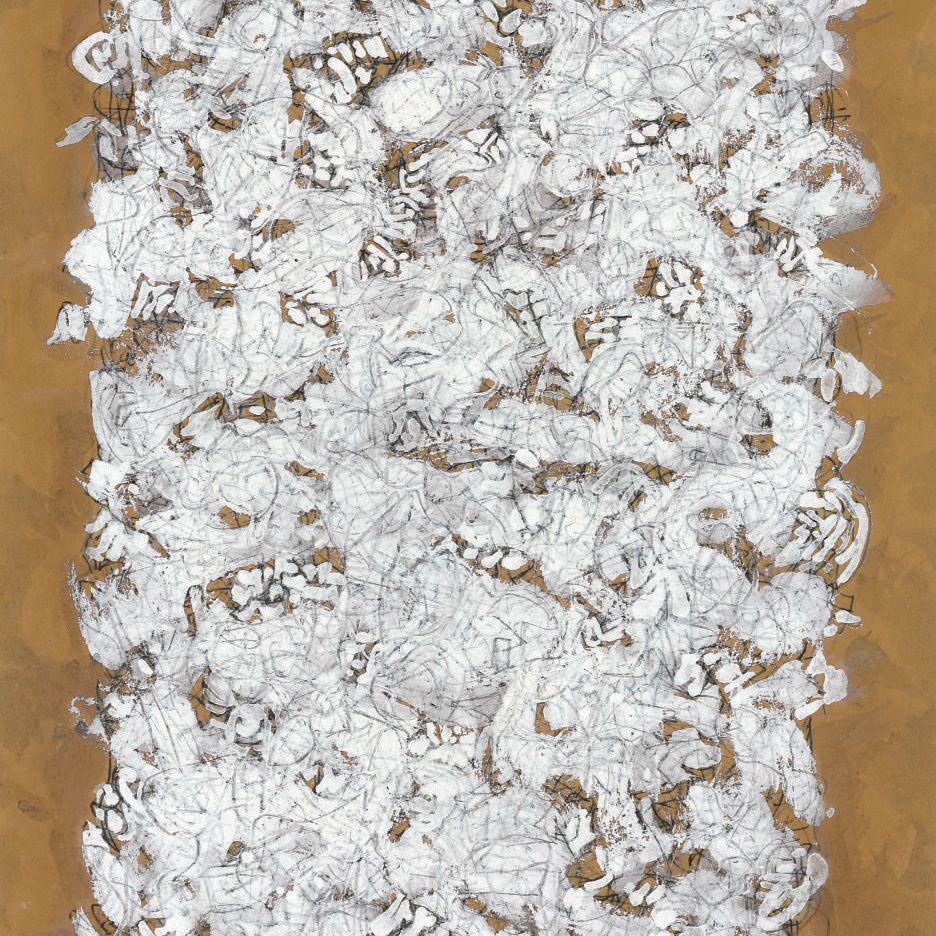 Mark Tobey — Таблетка в сине-белом цвете