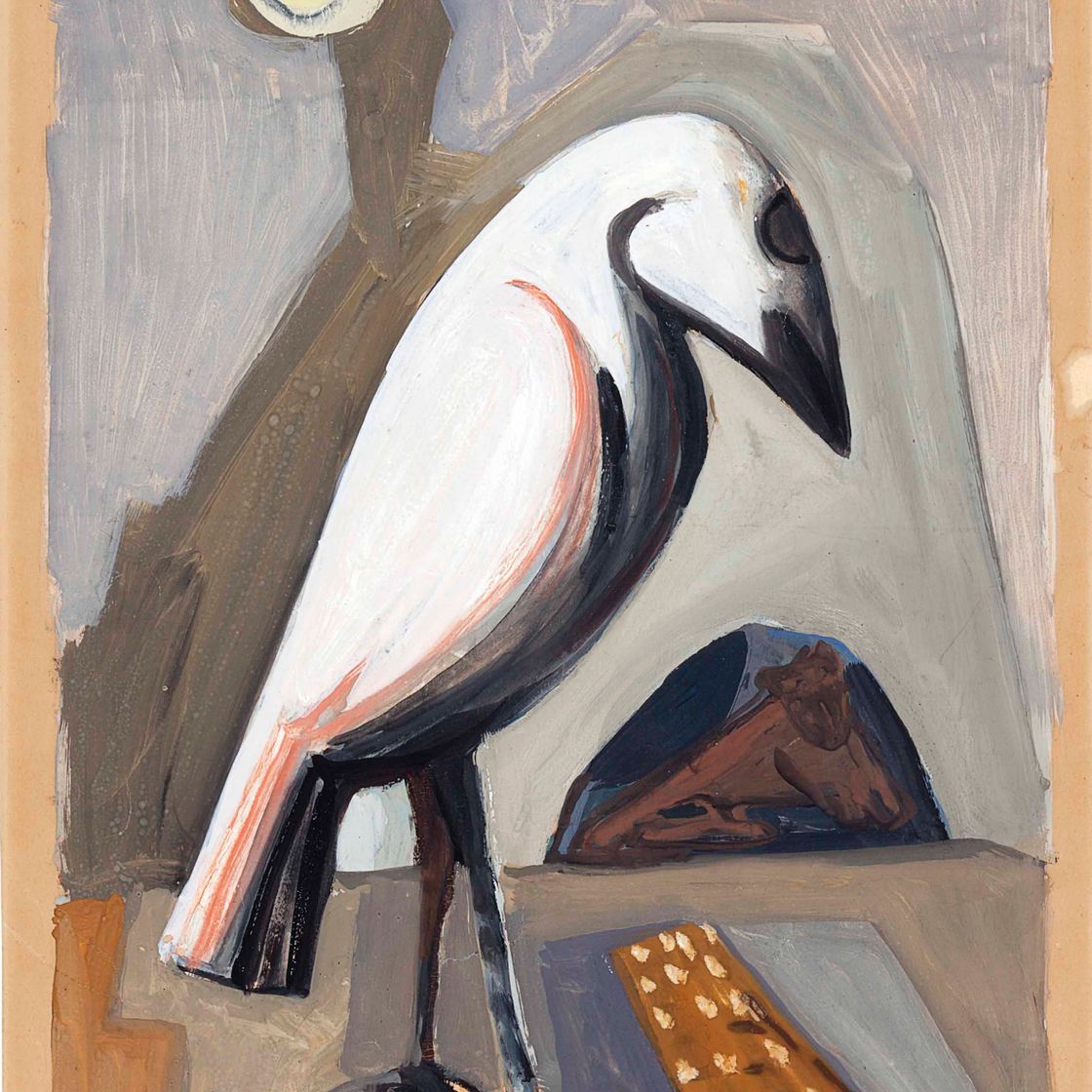 Mark Tobey — Птица на кукурузном поле