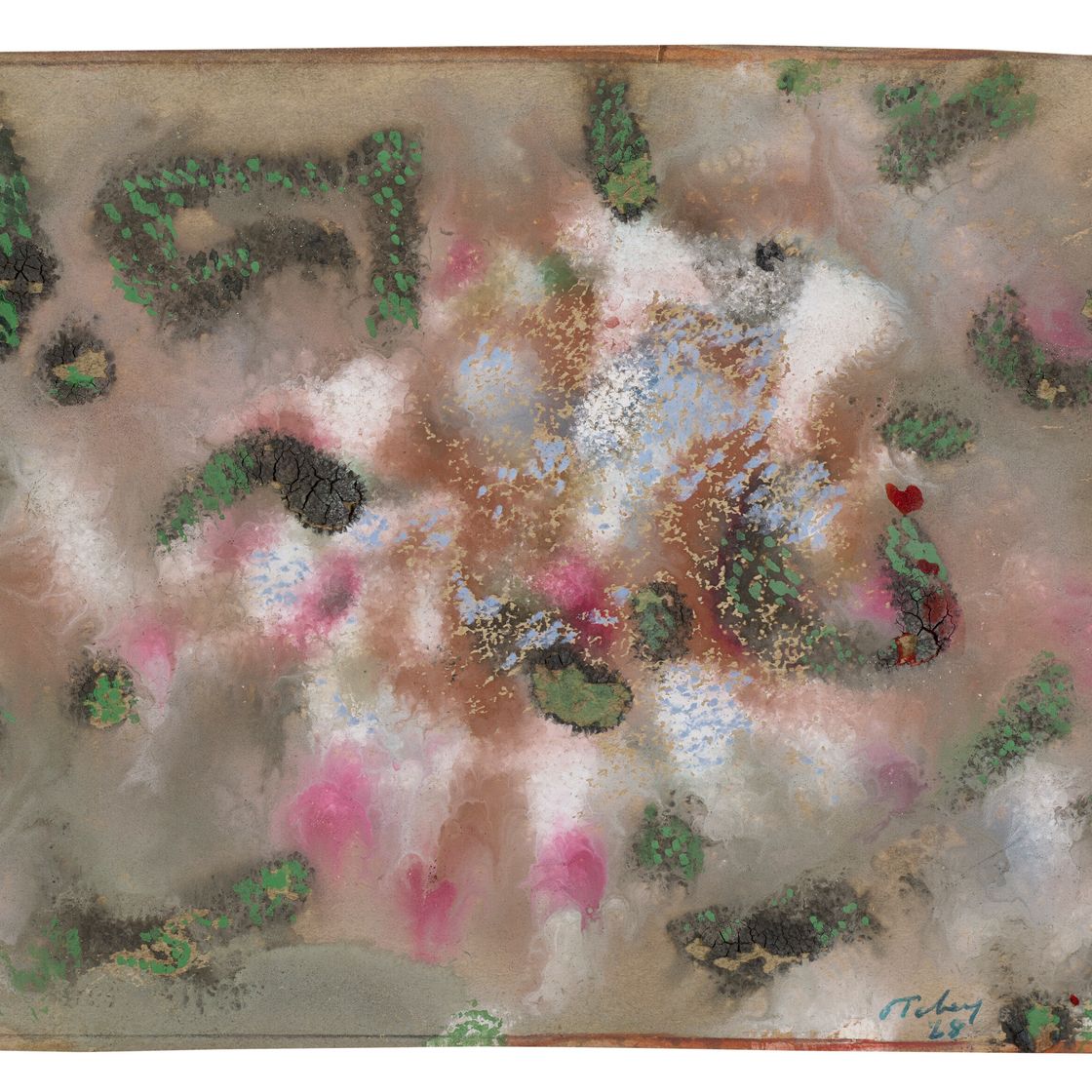 Mark Tobey — Абстрактная композиция, изображение 2