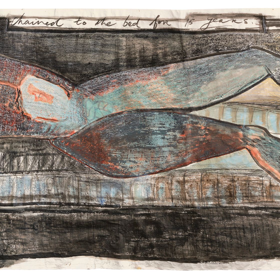 Marlene Dumas — Прикованный к кровати на 15 лет, изображение 2