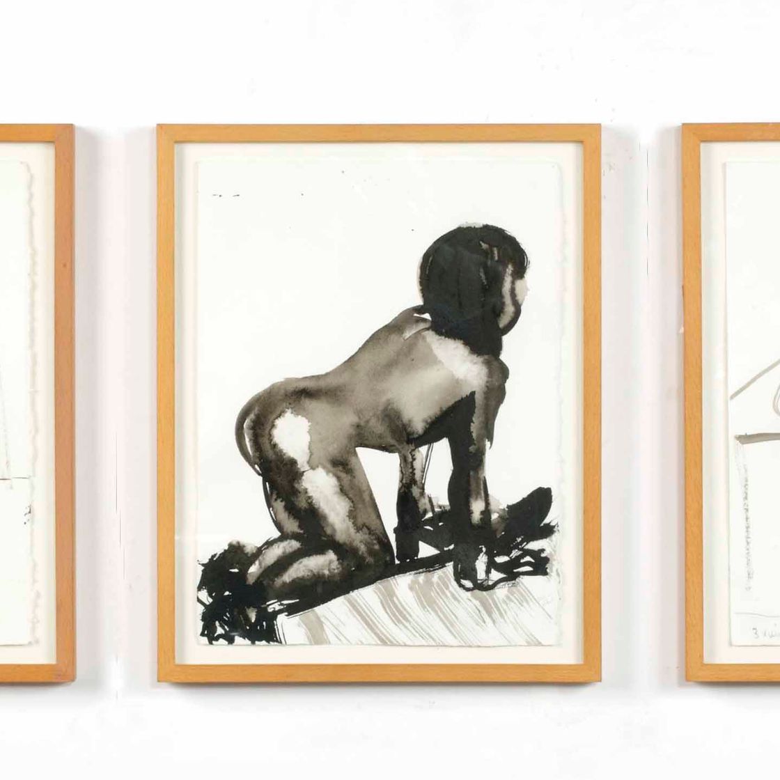 Marlene Dumas — 3 вида (триптих)