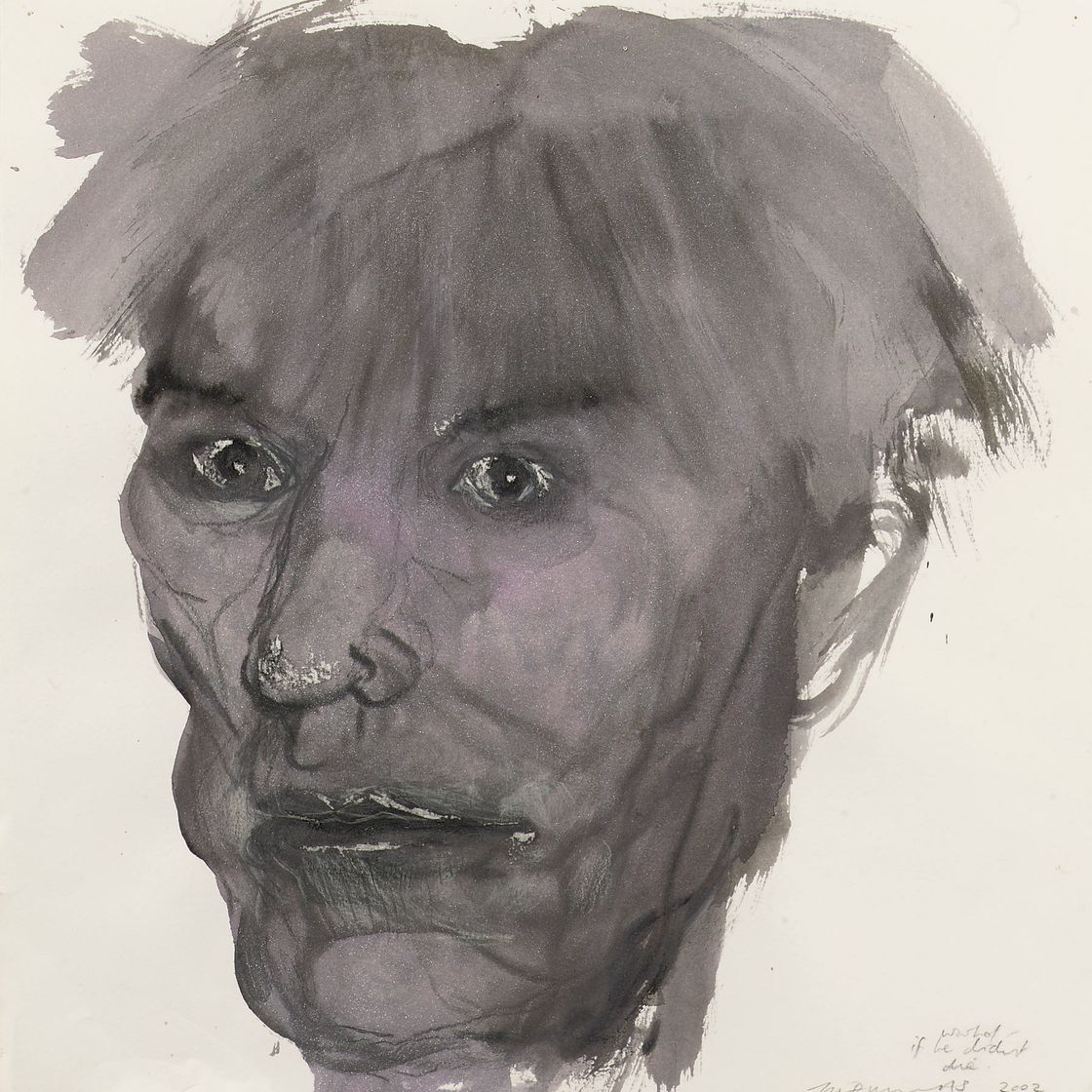 Marlene Dumas — Уорхол - Если бы Он не умер