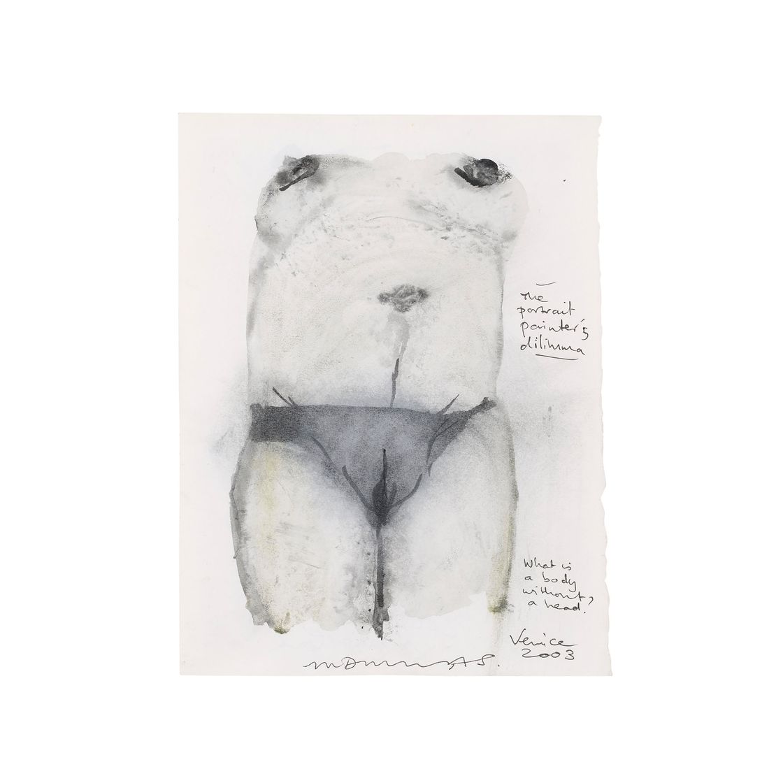 Marlene Dumas — Дилемма художника-портретиста, изображение 1