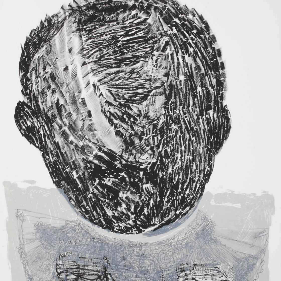 Marlene Dumas — Ребенок-чернобыль (из серии "Страх младенцев")