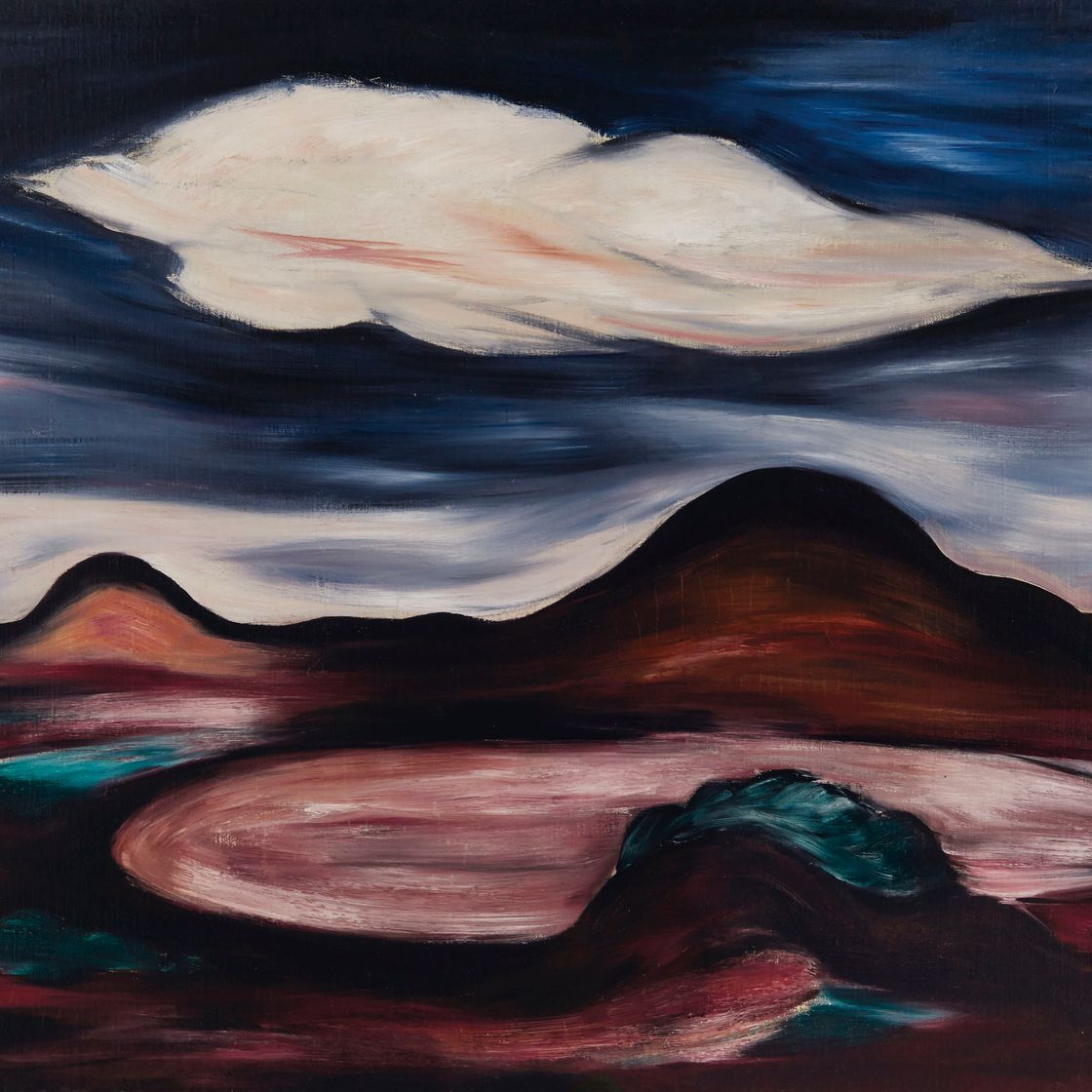 Marsden Hartley — Пейзаж с единственным облаком
