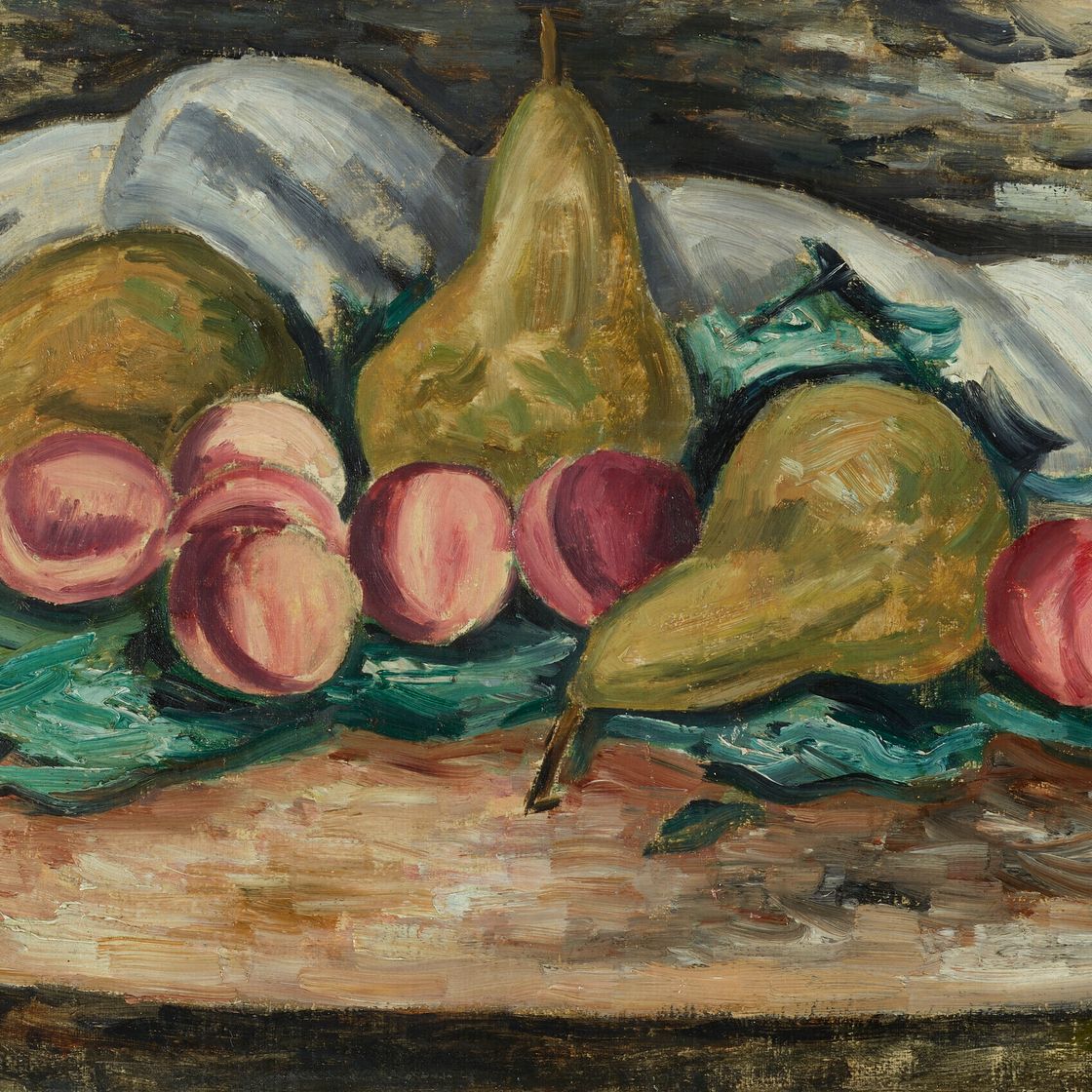 Marsden Hartley — Натюрморт - Персики и груши, изображение 1