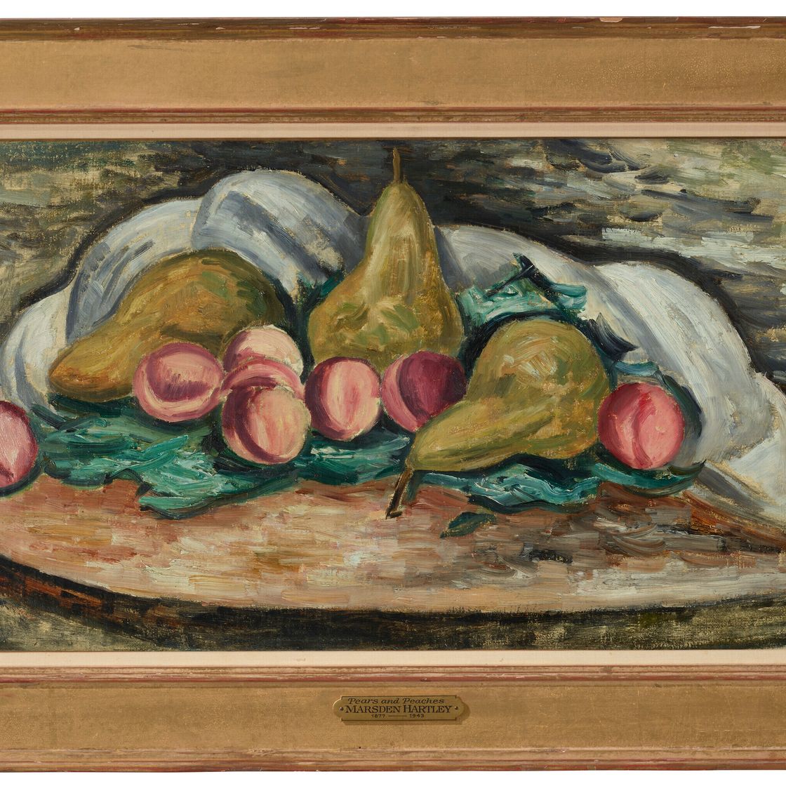 Marsden Hartley — Натюрморт - Персики и груши, изображение 2