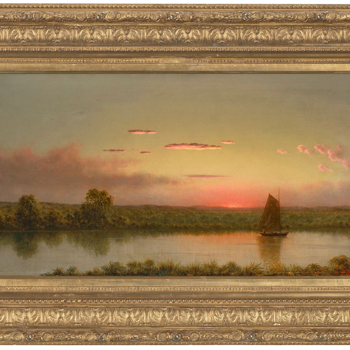 Martin Johnson Heade — Река в сумерках, изображение 2