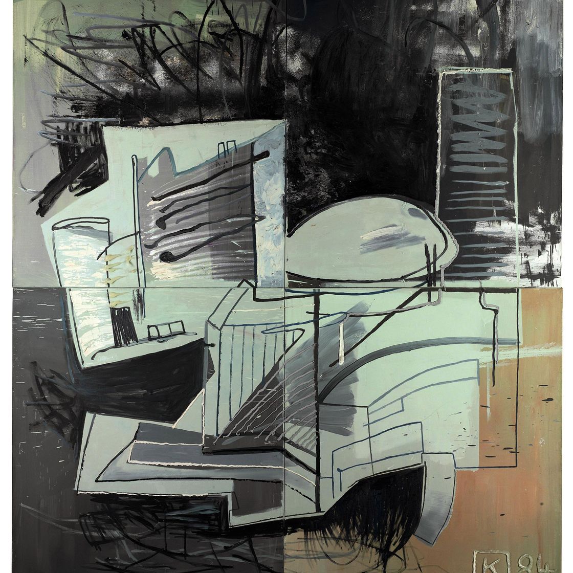Martin Kippenberger — UNO-Gebäude- Haus per la Pax (Здание ООН - Дом мира)