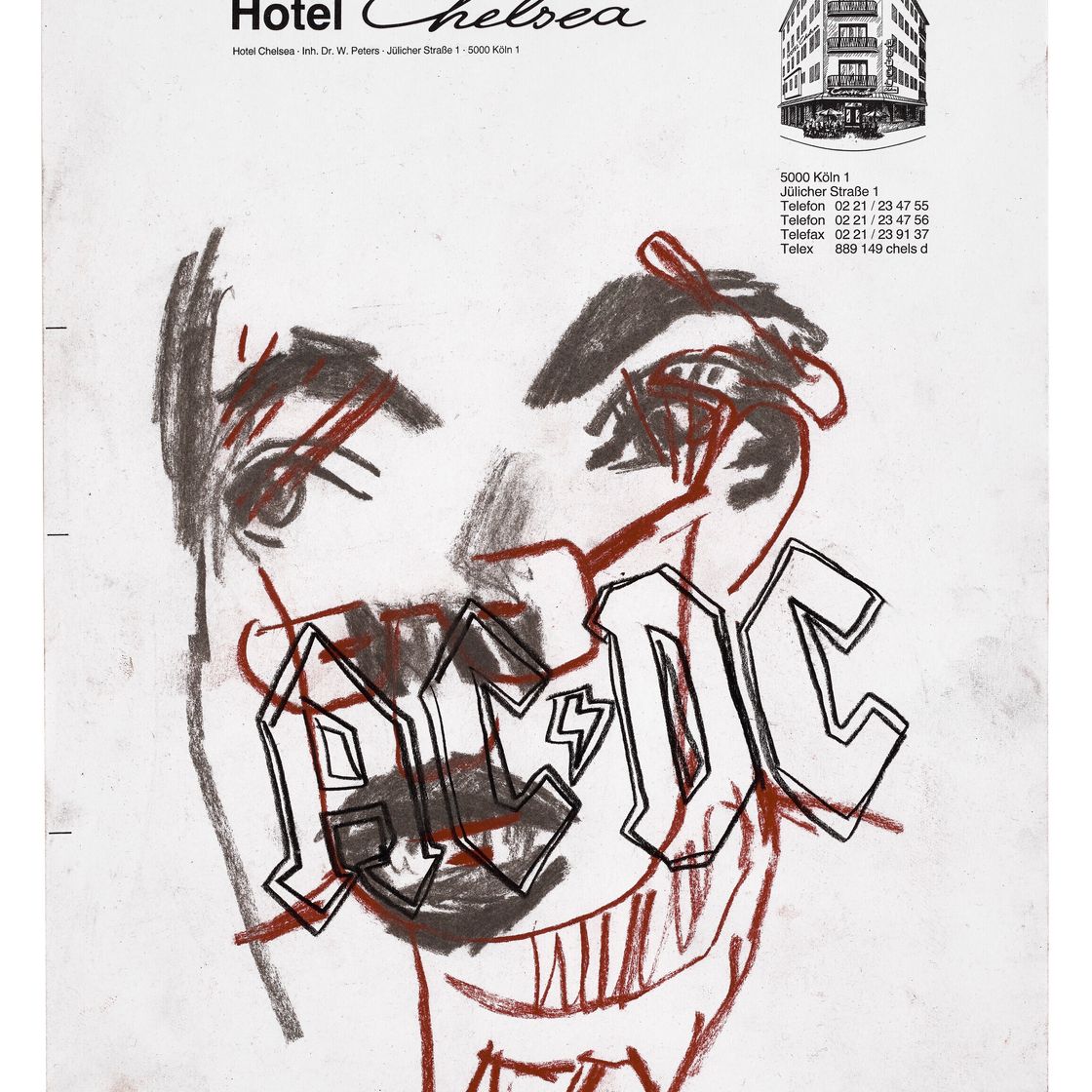 Martin Kippenberger — Без названия (The Sovereign); Без названия (The Sovereign); Без названия (Отель "Менси"); Без названия (The Sovereign); Без названия (The Sovereign); Без названия (Отель "Менси"); Без названия (Отель "Челси"); Без названия (Отель "Челси") [Восемь работ], изображение 8