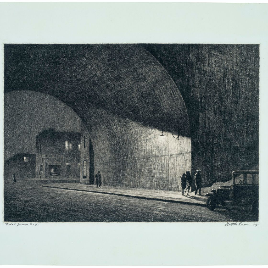 Martin Lewis — Арка, Полночь, изображение 1