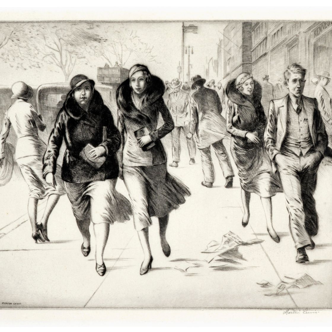 Martin Lewis — Ветреный день