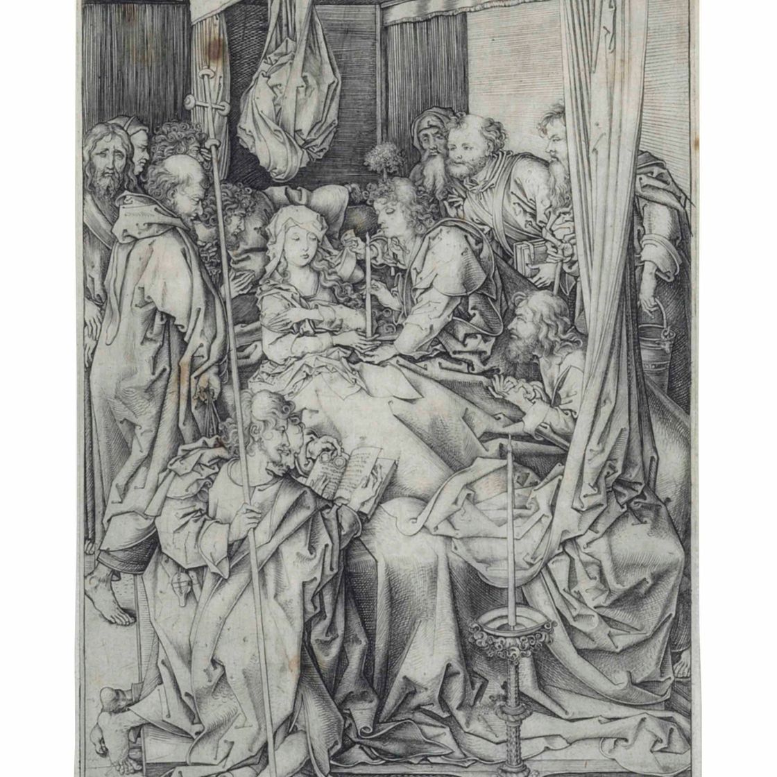Martin Schongauer — Смерть Пресвятой Девы