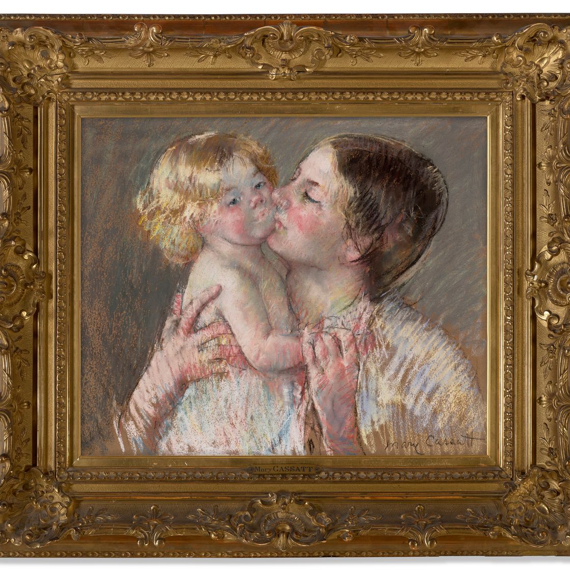 Mary Cassatt — Поцелуй малышку Энн (№ 3), изображение 2
