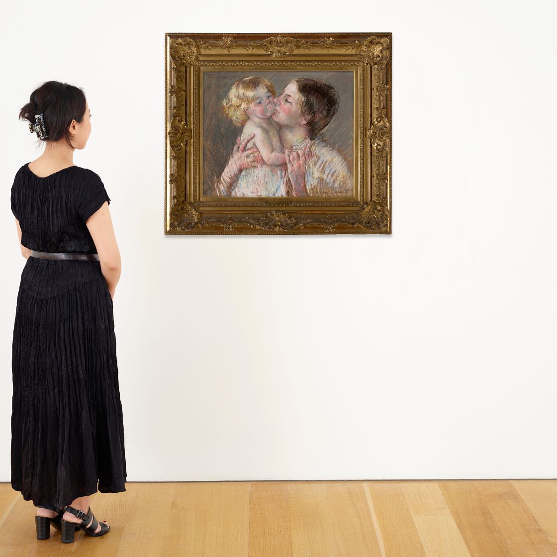 Mary Cassatt — Поцелуй малышку Энн (№ 3), изображение 4