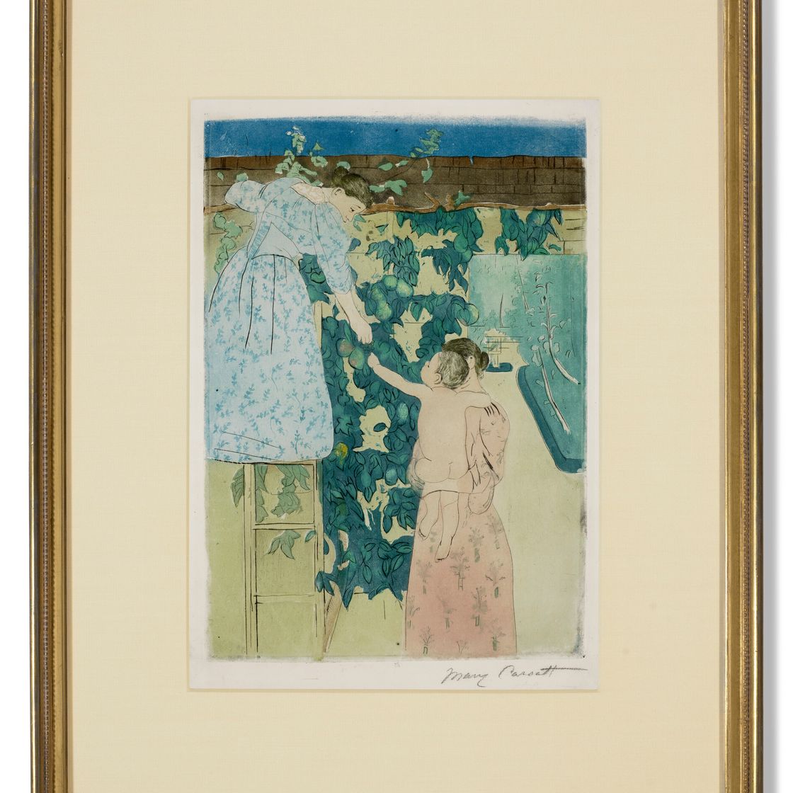 Mary Cassatt — Сбор плодов, изображение 2