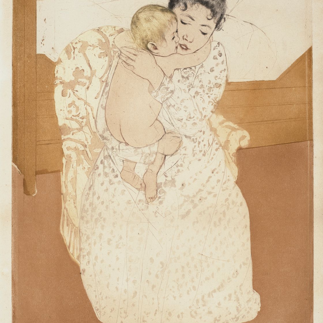 Mary Cassatt — Материнская ласка, изображение 1