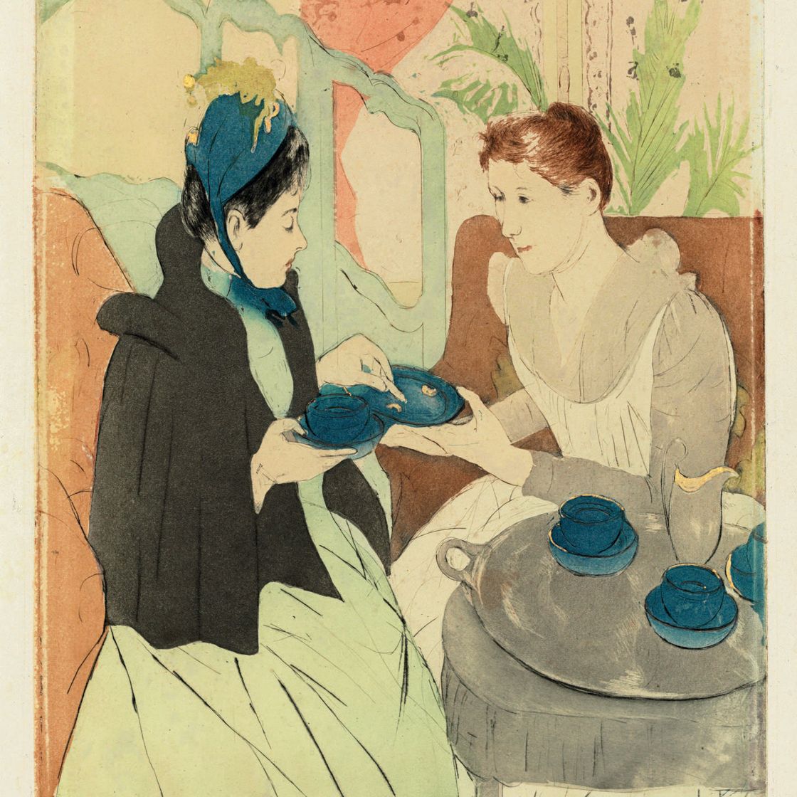 Mary Cassatt — Послеобеденное чаепитие (B. 151; M.&S. 13)