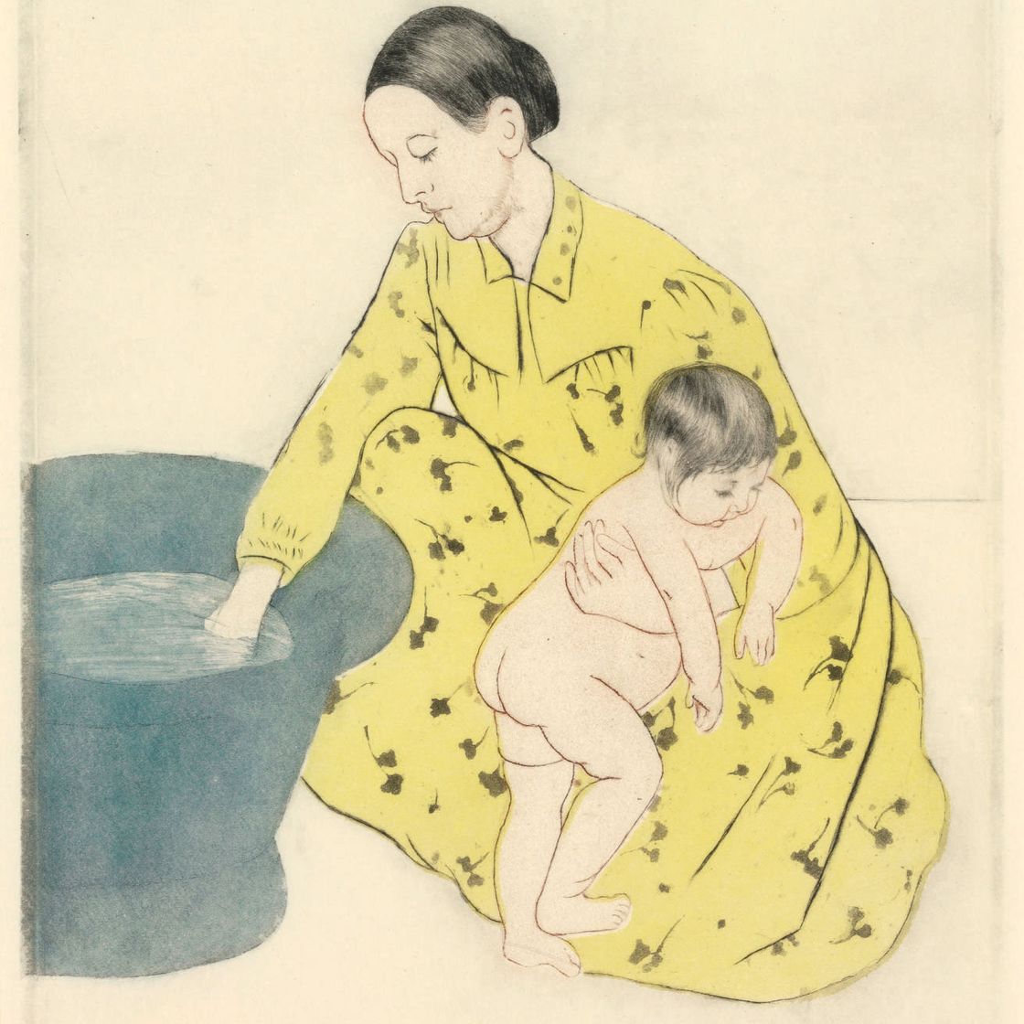 Mary Cassatt — Ванна (бриджи 143; Mathews & Shapiro 5)