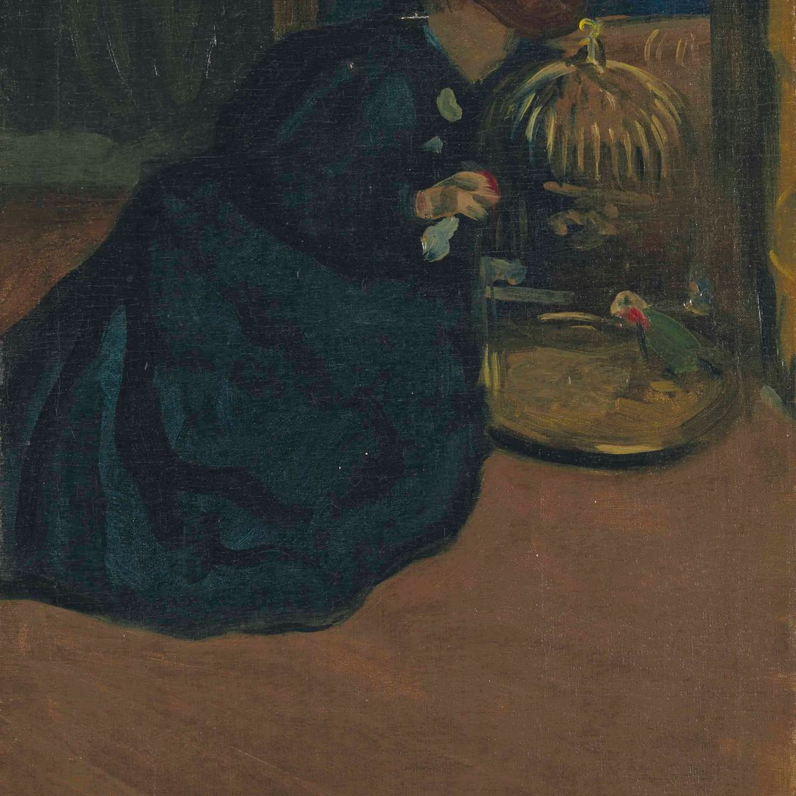 Mary Cassatt — Женщина в перроке