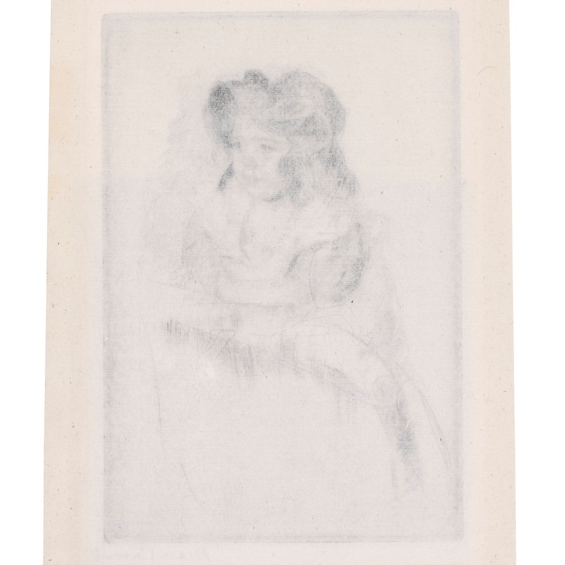 Mary Cassatt — Марго положила руки на спинку кресла, изображение 3