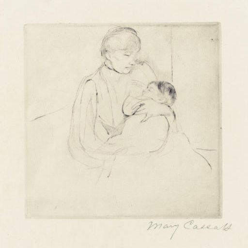Mary Cassatt — Колыбельная для ребенка (B. 110)