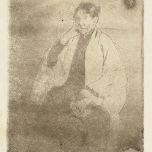 Mary Cassatt — Портрет матери художника (Б. 122; М. и С. 4)