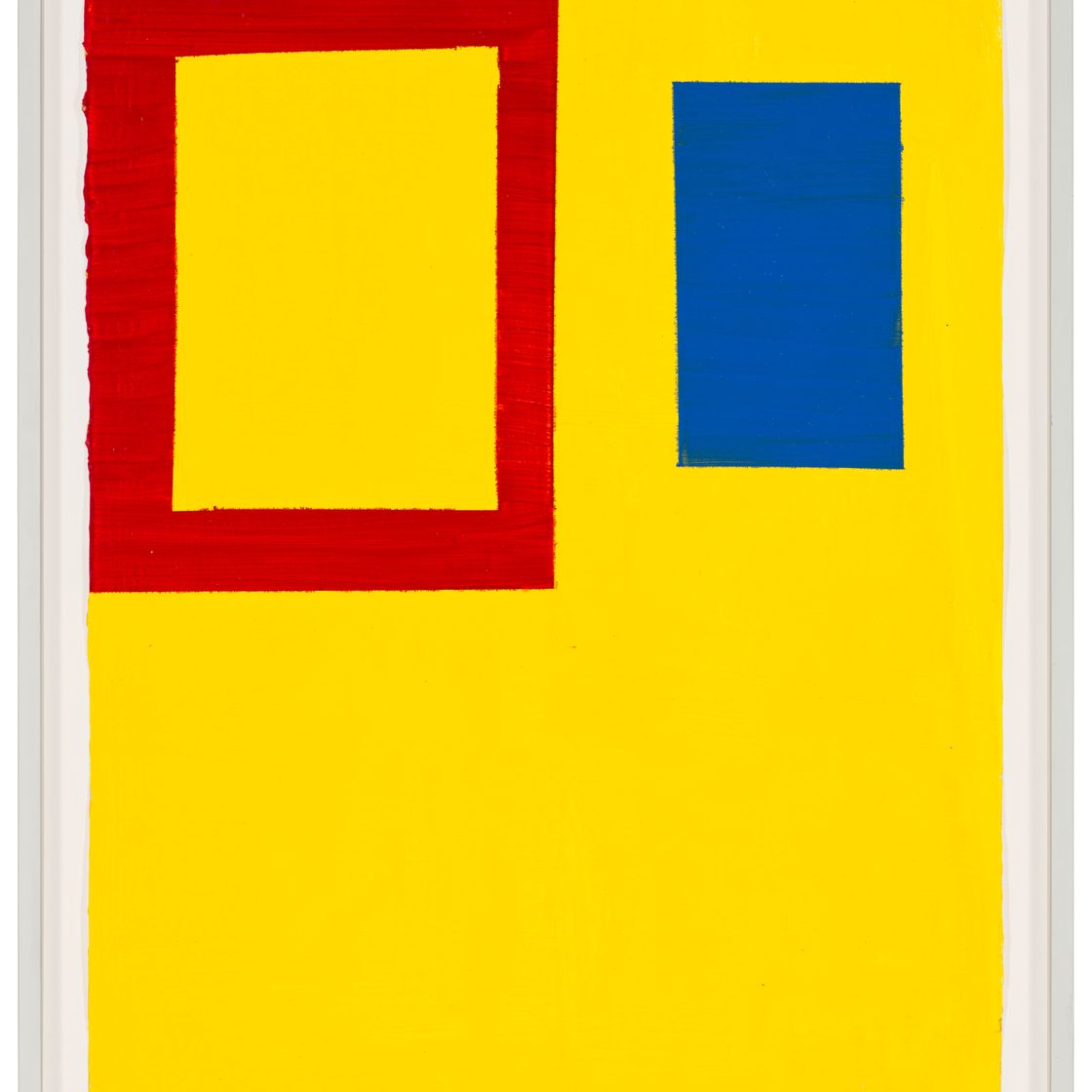 Mary Heilmann — Желтый, Красный + синий рисунок, изображение 2