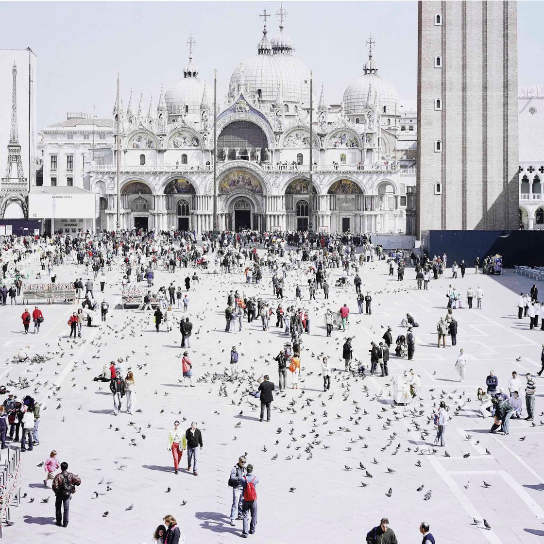 Massimo Vitali — Венеция Сан-Марко, из пейзажей с фигурами