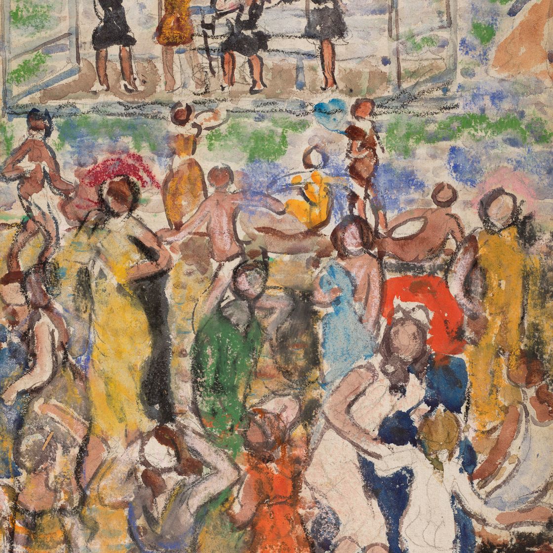 Maurice Brazil Prendergast — Пляж для купания, изображение 1