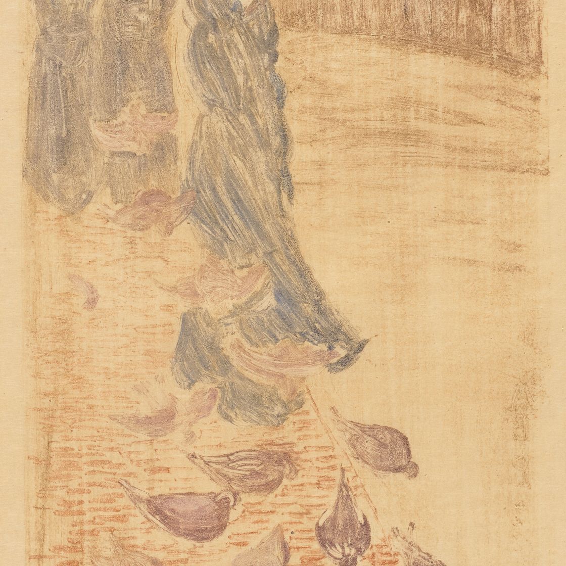 Maurice Brazil Prendergast — Кормление голубей (Дама с голубями)