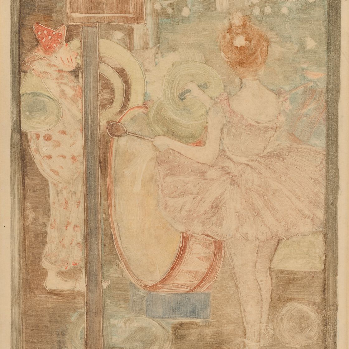 Maurice Brazil Prendergast — Цирковой оркестр (Circus Band (Nouveau Cirque, Париж))