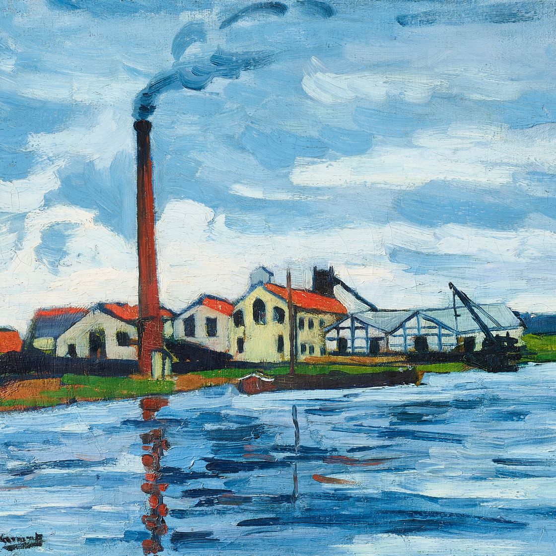 Maurice de Vlaminck — Границы Сены в Нантере, изображение 1