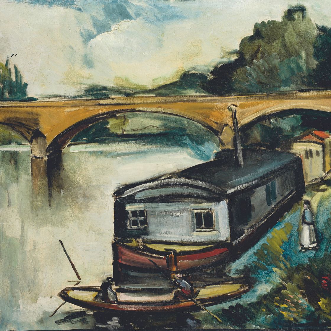 Maurice de Vlaminck — Пироги на берегу реки Шату