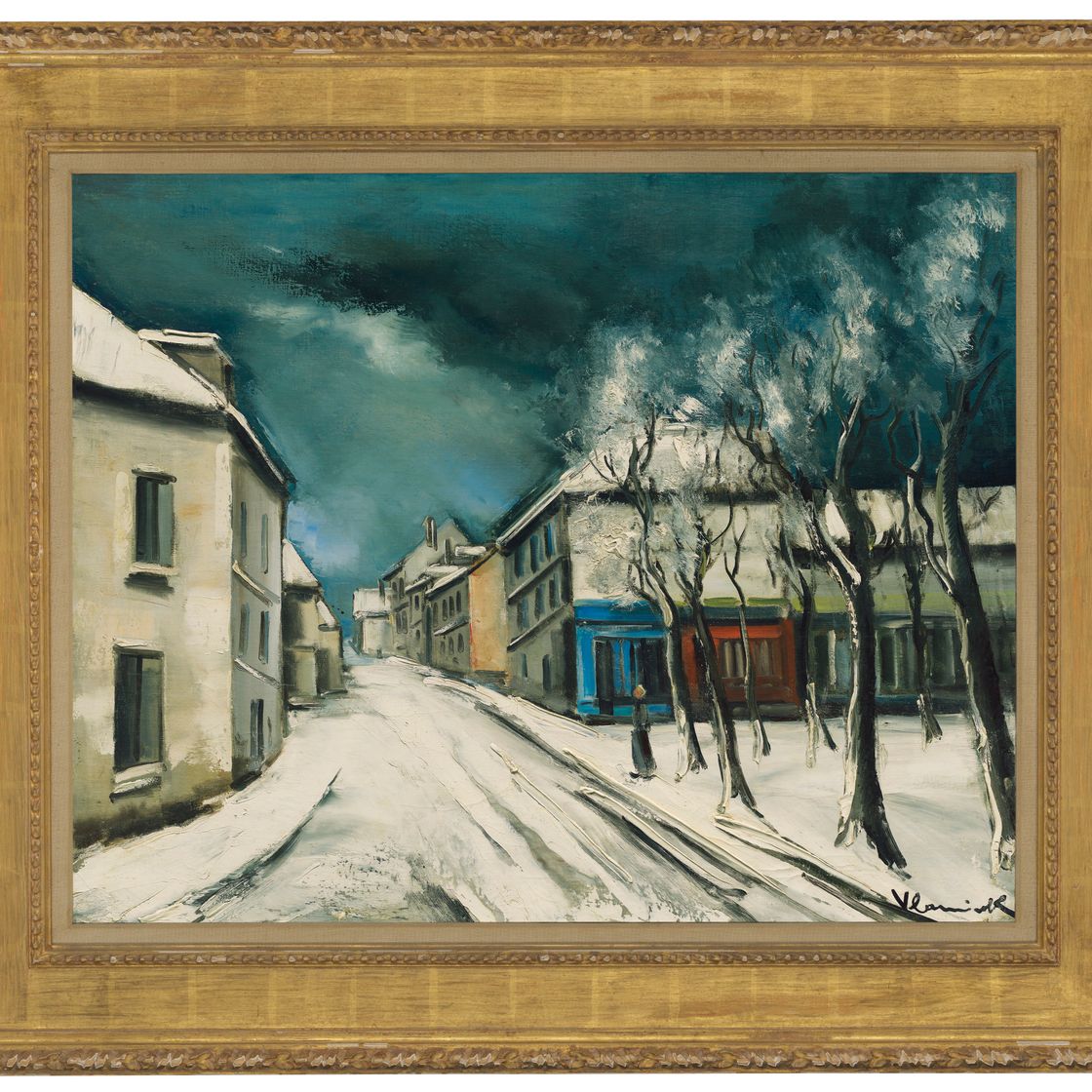 Maurice de Vlaminck — Ле-виллидж-су-ла-сосед, изображение 2