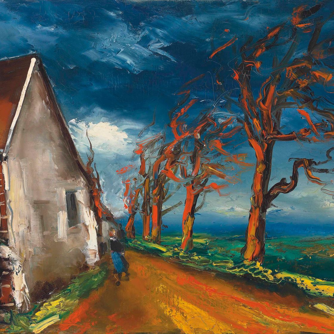 Maurice de Vlaminck — Персонал на деревенской улице