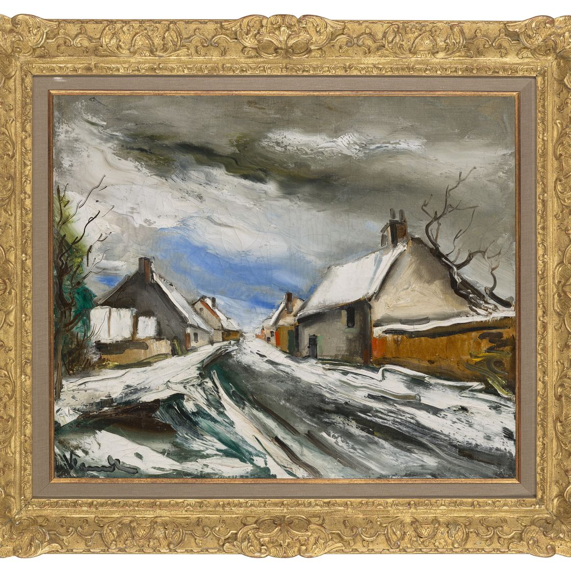 Maurice de Vlaminck — Улица деревни су-ла-неж, изображение 4