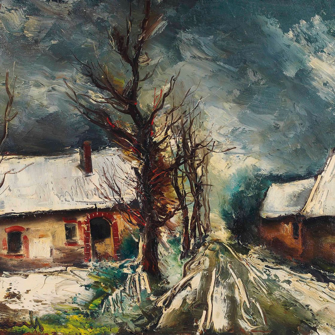 Maurice de Vlaminck — Деревня су-ла-неж