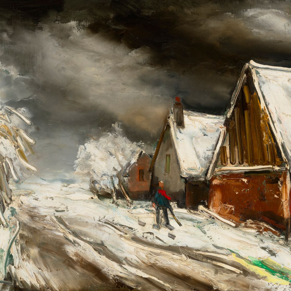 Maurice de Vlaminck — Улица деревни су-ла-неж, изображение 1