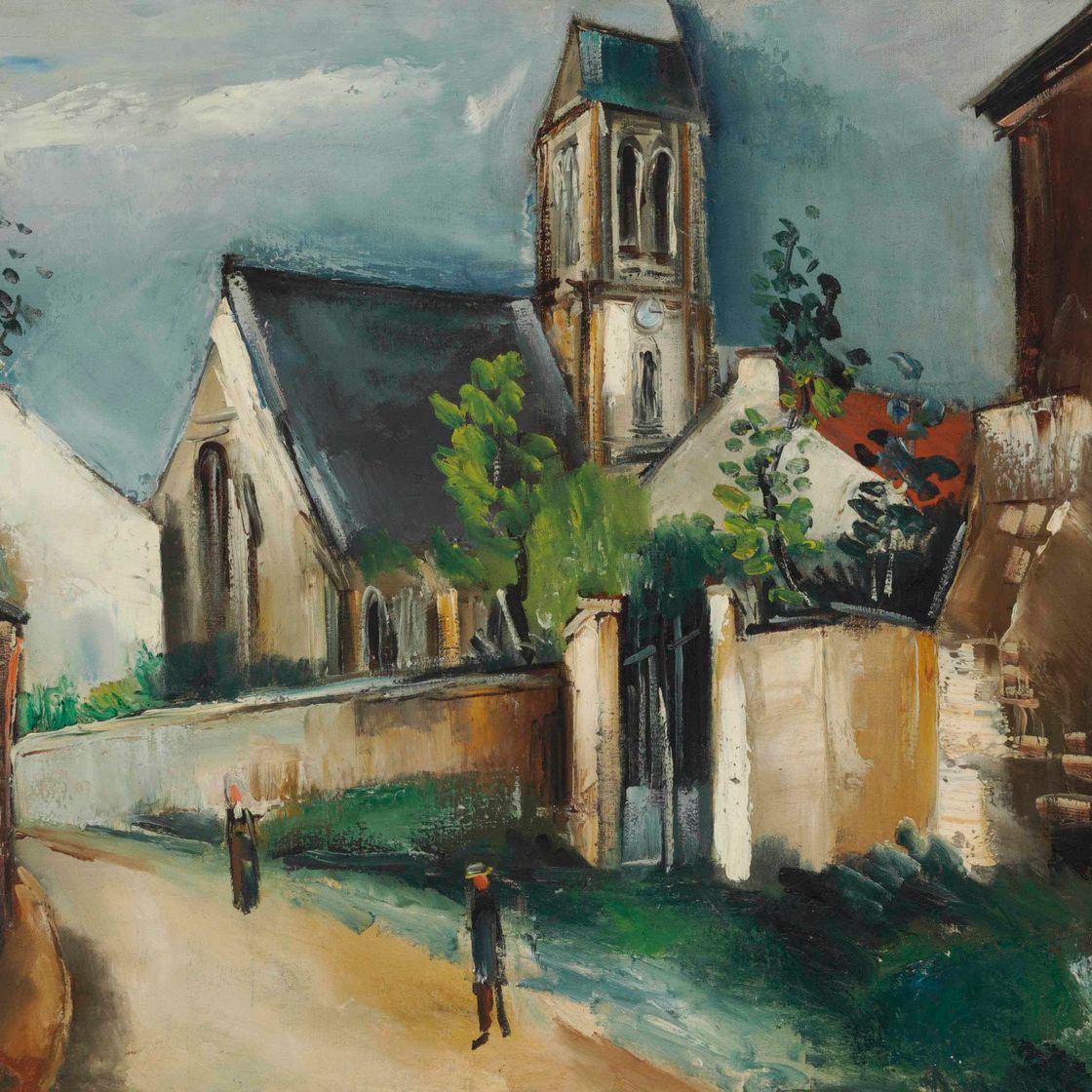 Maurice de Vlaminck — Церковь в деревне