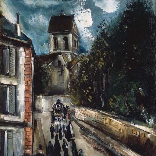 Maurice de Vlaminck — Церковь в Овере-сюр-Уазе, Дань уважения Ван Гогу