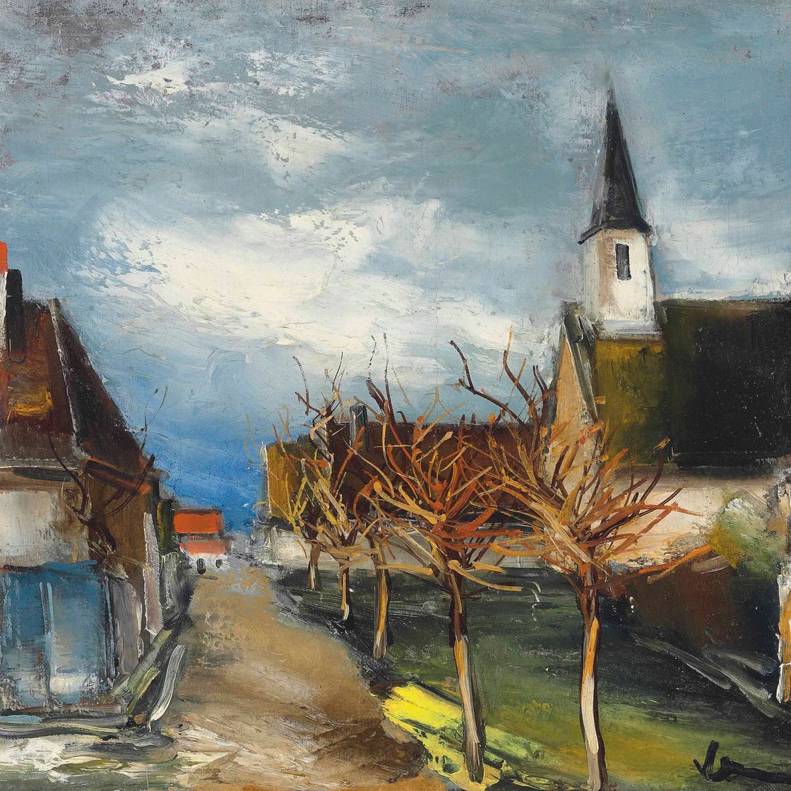 Maurice de Vlaminck — Церковь в деревне