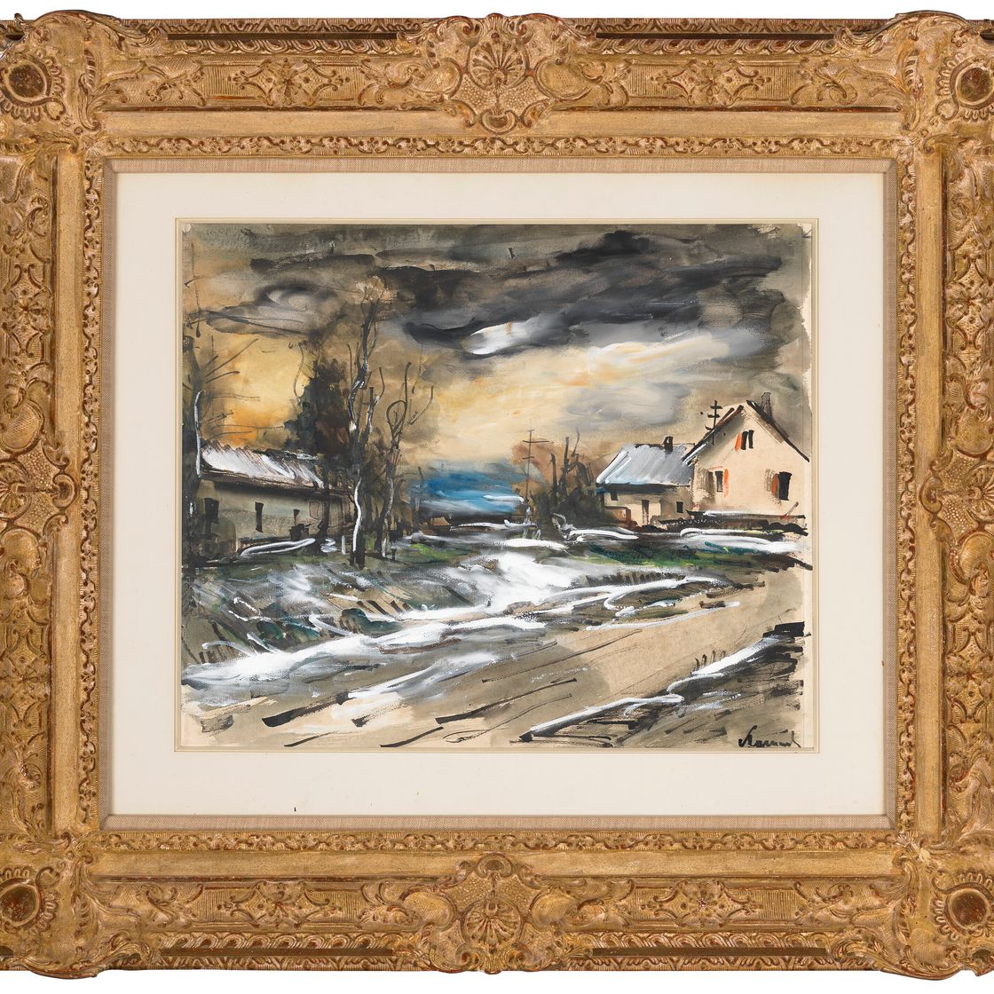 Maurice de Vlaminck — Деревенский пейзаж, изображение 2