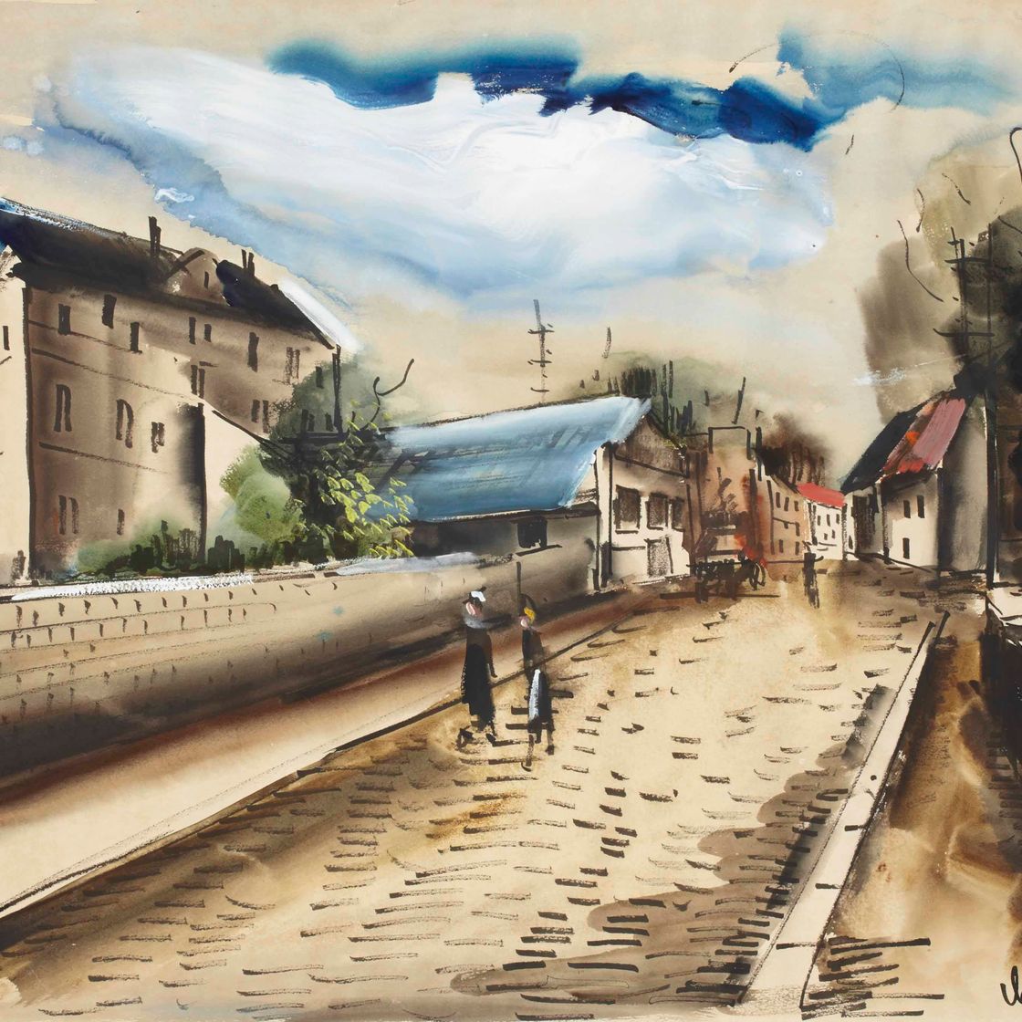 Maurice de Vlaminck — Деревенская улица